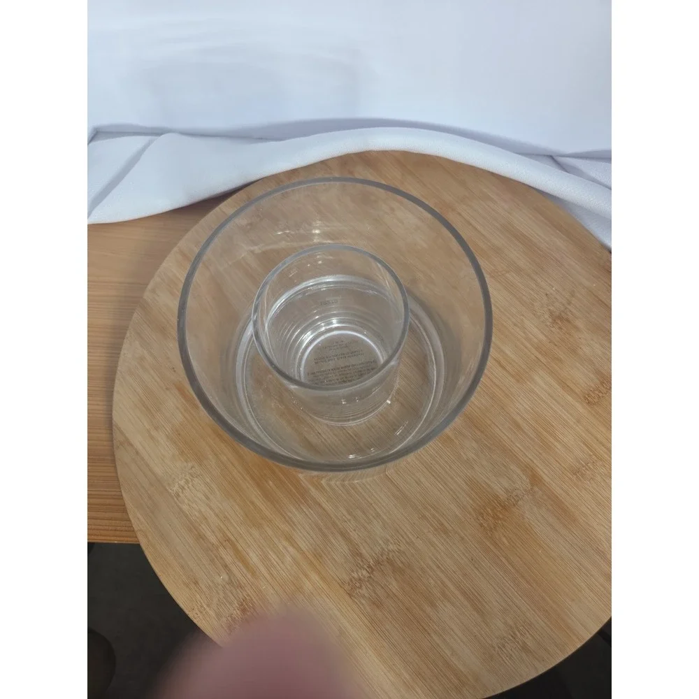 Pottery Barn Double Wall Glass Hurricane Votive